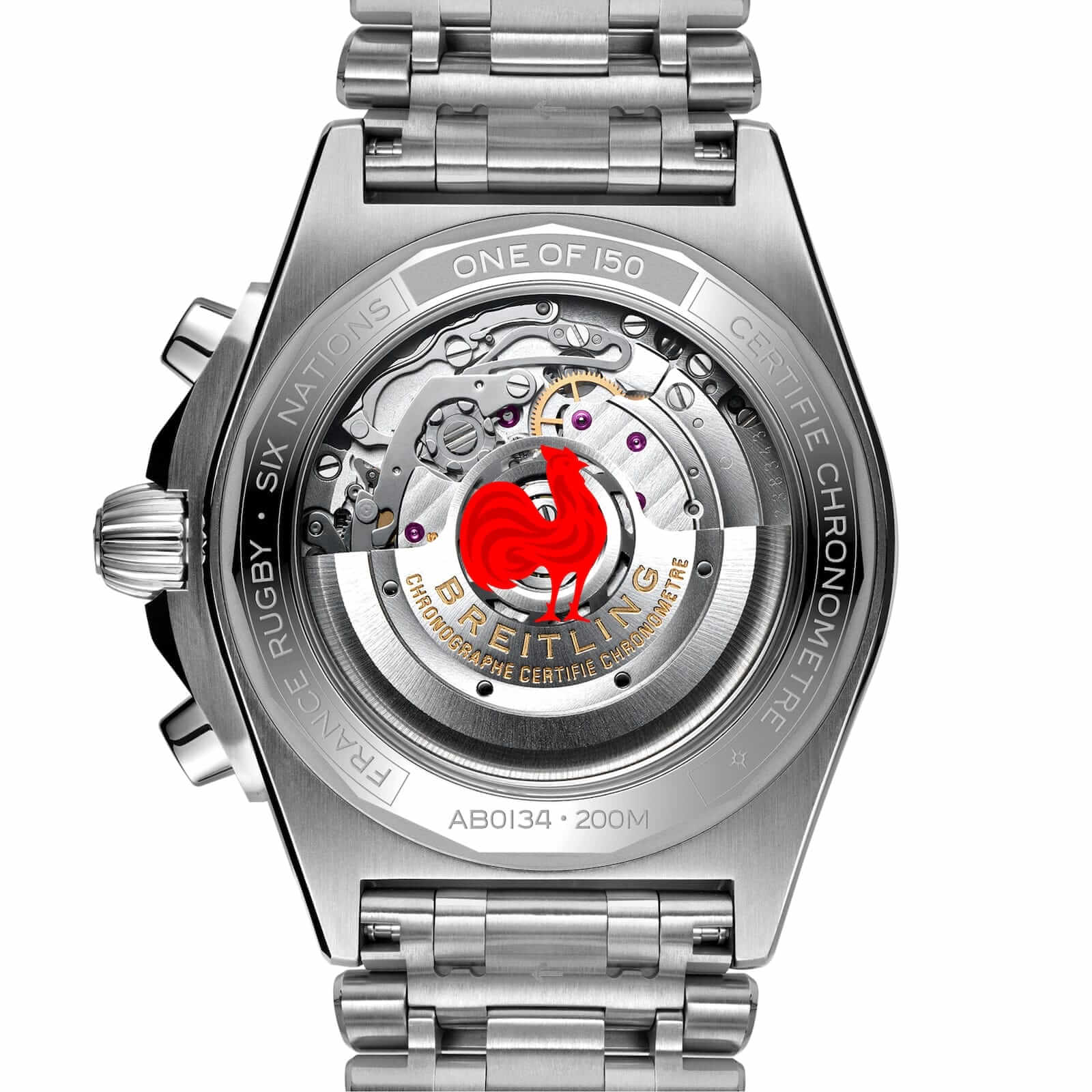 Breitling Chronomat B01 “Six Nations France” AB01442A1A1A1 Authentic Replica Edition - Image 4