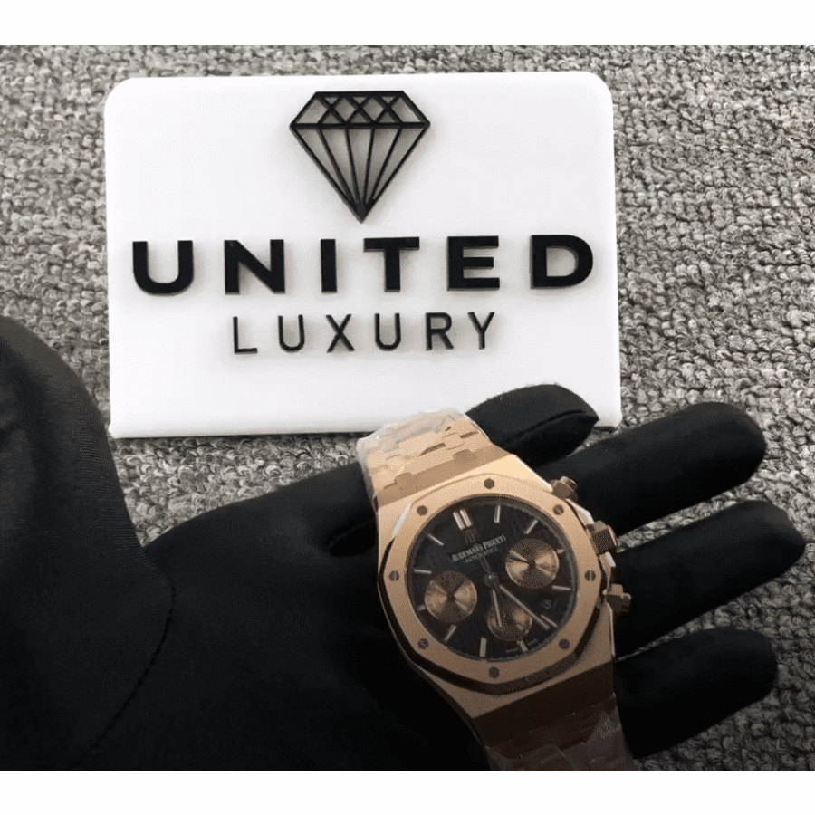 AP Royal Oak Chronograph 26331OR.OO.D821CR.01 “Rose Gold” High-End Replica 1:1 - Image 4