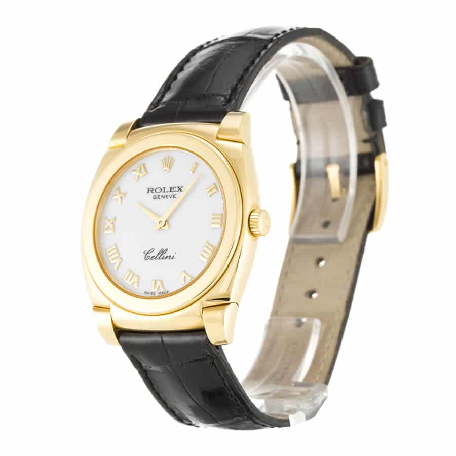 Rolex Cellini Geneve Yellow Gold White 5320/8 Precision Replica Edition - Image 2