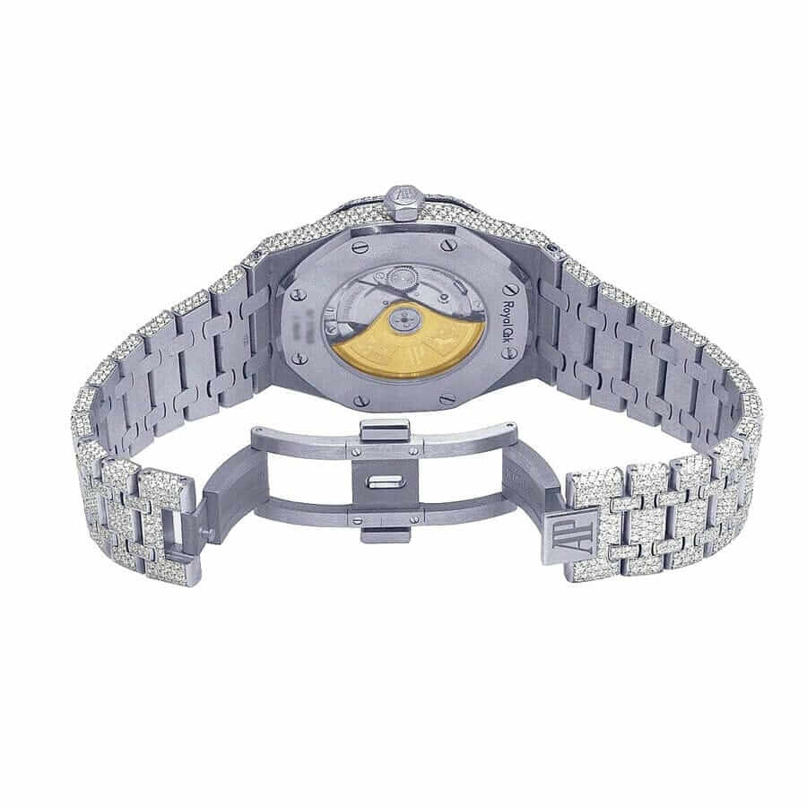 Audemars Piguet Royal Oak “Iced Out” 15400ST.OO.1220ST.02 Authentic Replica Edition - Image 3