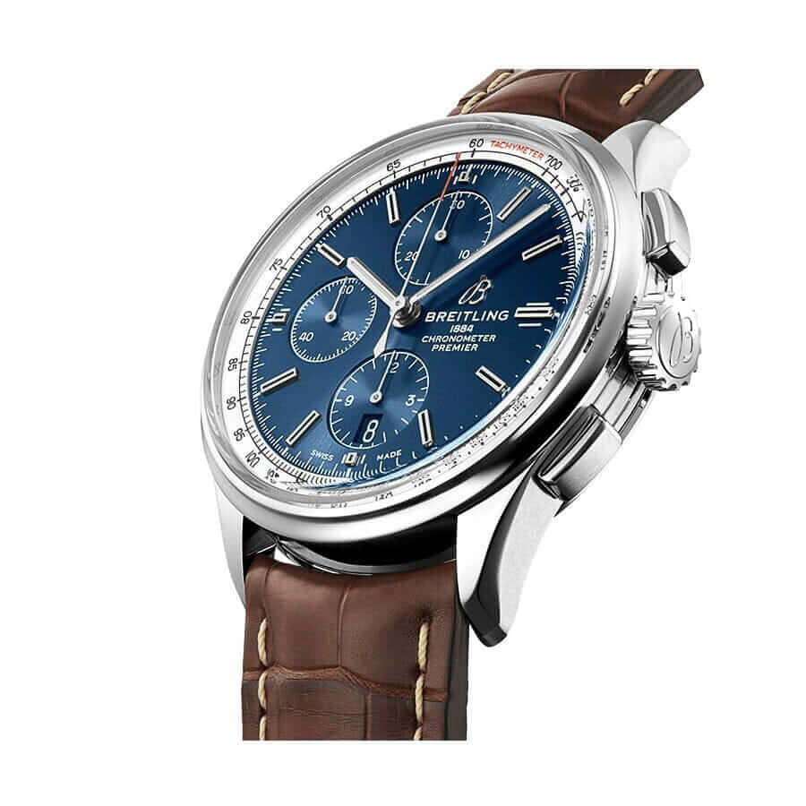 Breitling Premier B01 Chronograph A13315351C1P2 “Blue Dial” Masterpiece Replica - Image 3