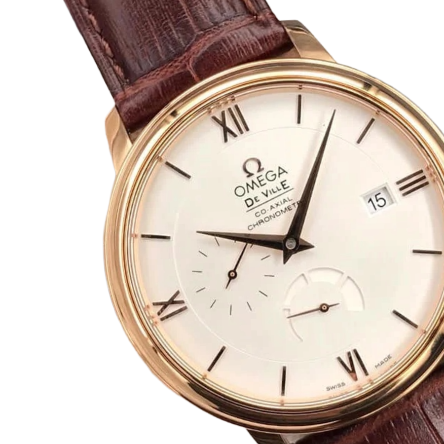 Omega De Ville Brown Leather Strap 424.53.40.21.02.001 Top Replica 1:1 - Image 4