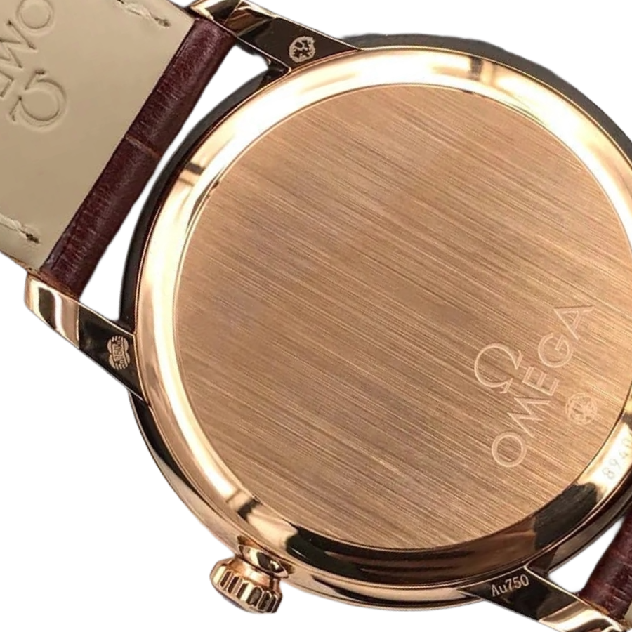 Omega De Ville Brown Leather Strap 424.53.40.21.02.001 Top Replica 1:1 - Image 5