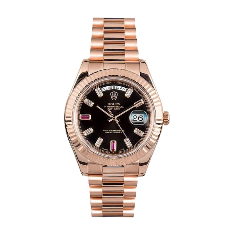 Rolex Day-Date II 218235 “Black Dial” Premium Replica 1:1