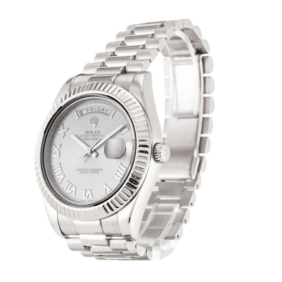 Rolex Day-Date 218239-0041 “White Roman Dial” First-Class Clone - Image 2