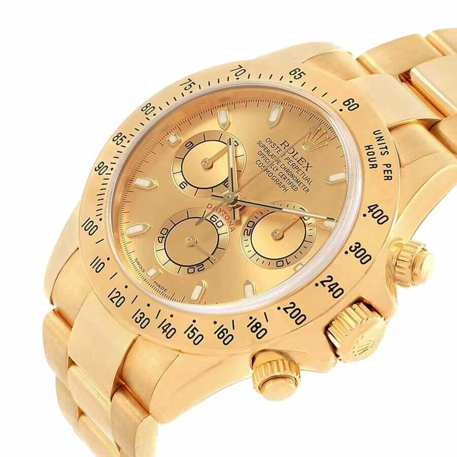 Rolex Cosmograph Daytona 116528 “Yellow Gold” Master Replica 1:1 - Image 3
